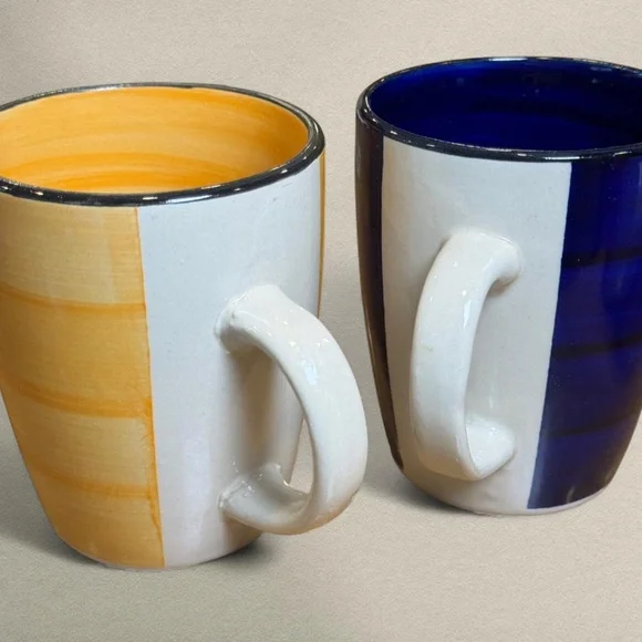 Y2K Artsy Colorful Gibson Home Stoneware Mug Set of 4 – Cozy Kitchen‎ Decor - Picture 10 of 10
